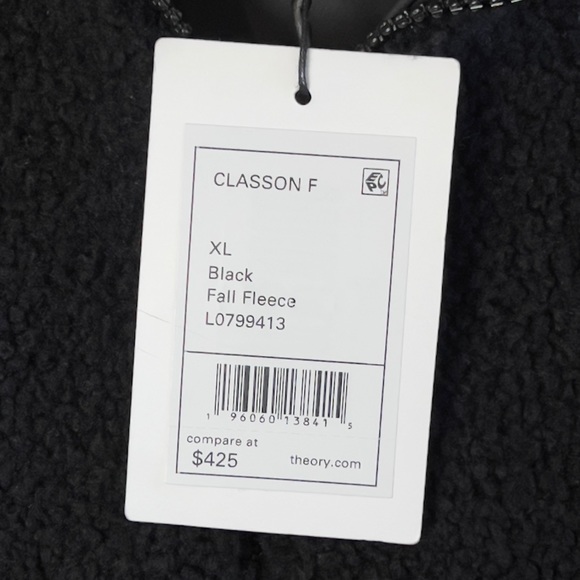 Theory Classon Fall Fleece Full Zip Jacket - Picture 3 of 12